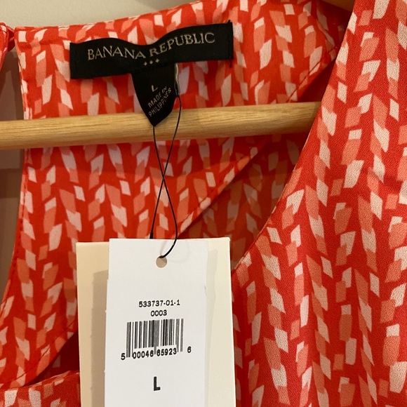 NWT Pink Banana Republic Too with Flutter sleeves - Picture 3 of 5